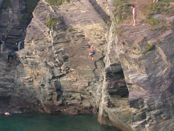 Tombstoning